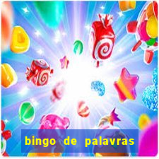 bingo de palavras 3 ano